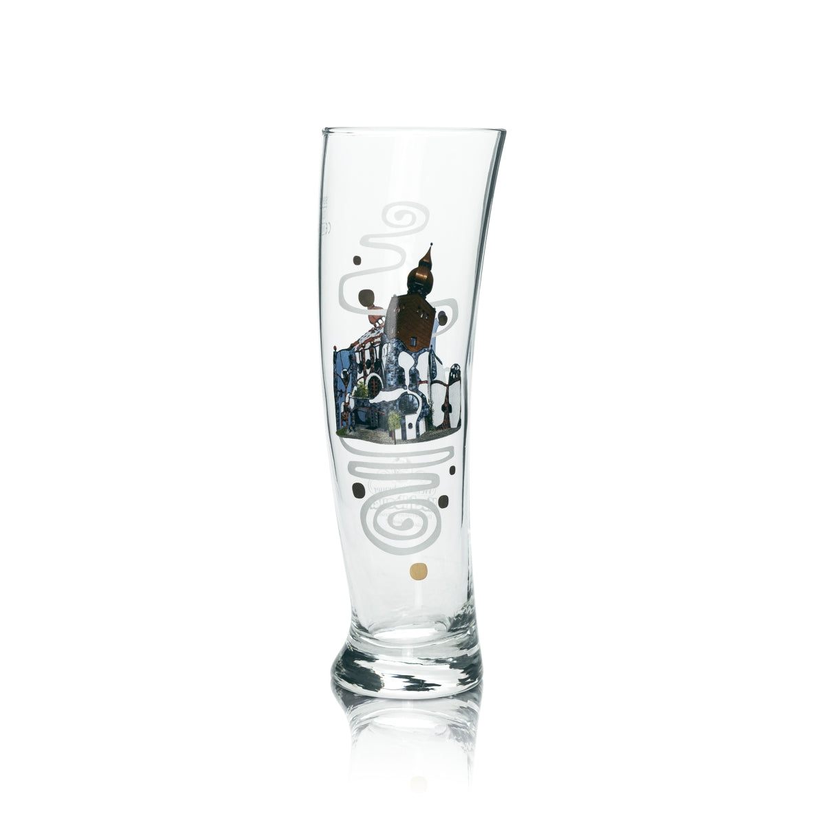 6x Kuchlbauer Bier Glas 0,5l Weißbier Design Kunsthaus Abensberg Gläser Hefe – Ansicht 2