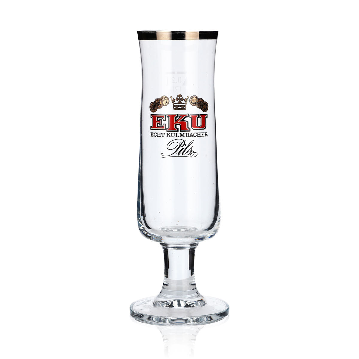 6x Kulmbacher Reichelbräu Bierglas 0,2l Design Pokal Gläserset EKU Pils Brauerei – Ansicht 2
