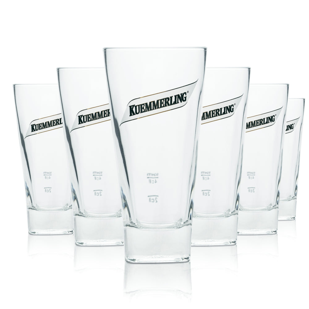 6x Kümmerling Glas 0,28l Becher Tumbler Gläser Longdrink Geeicht Gastro Kneipe