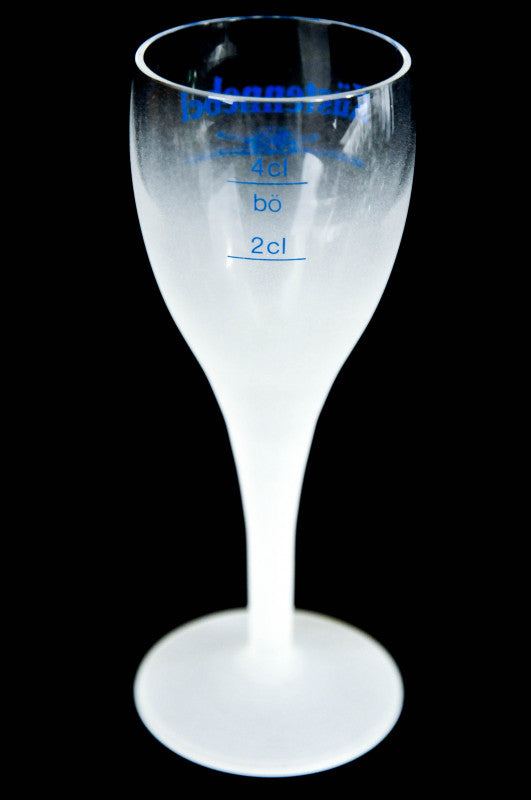 6x Küstennebel Likör Glas Sternanis Kelch-Glas Schnapsglas halb satiniert – Ansicht 3