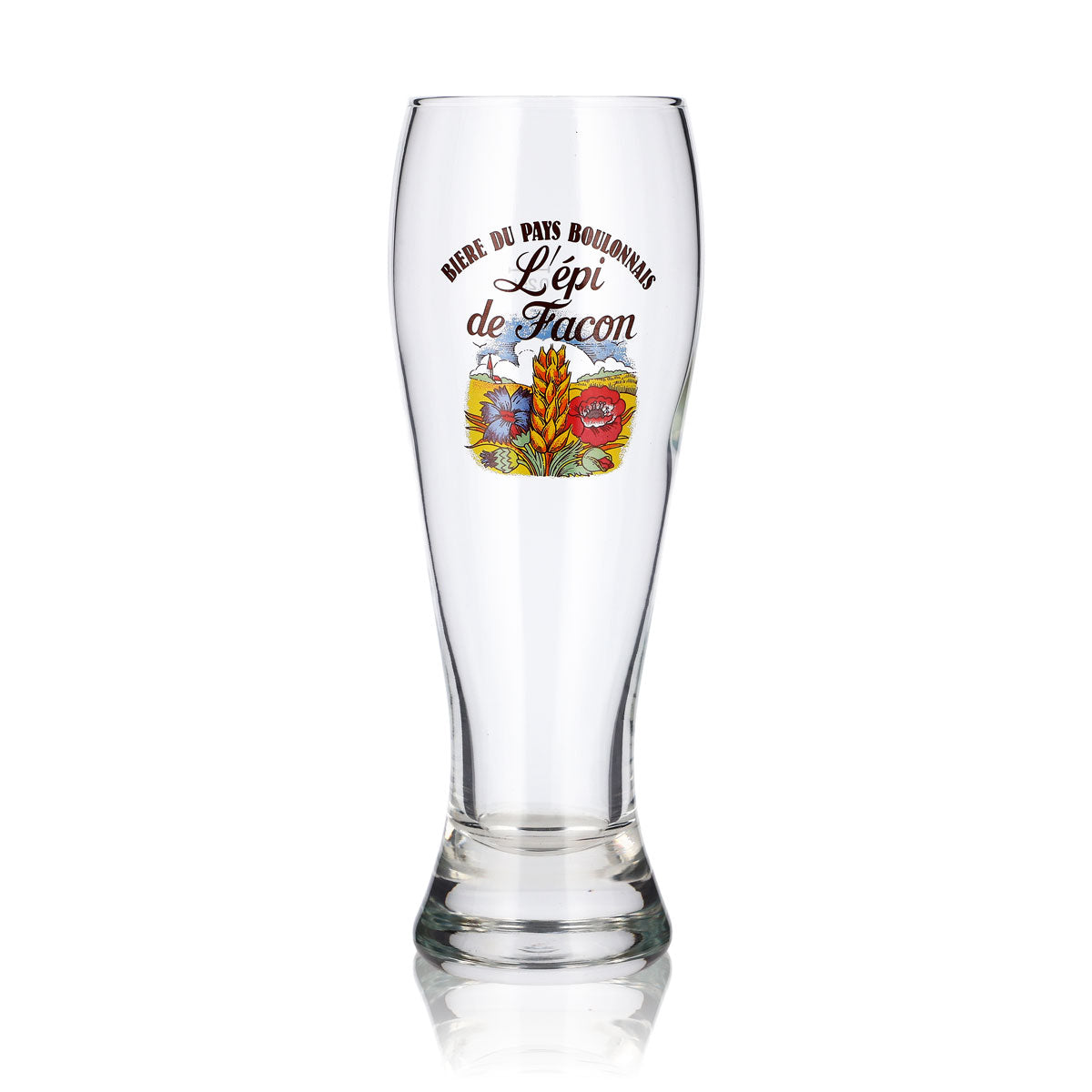 6x L'Épi de Facon Bier Glas 0,25l Weizenglas Weizenbierglas – Ansicht 2