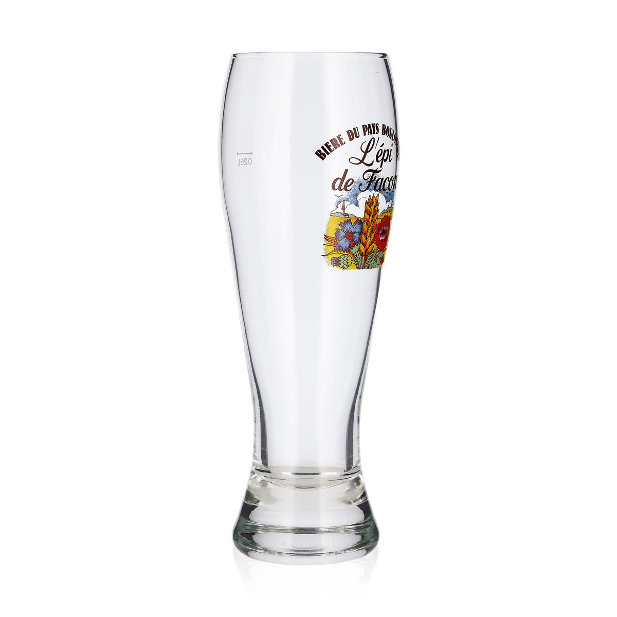 6x L'Épi de Facon Bier Glas 0,25l Weizenglas Weizenbierglas – Ansicht 3