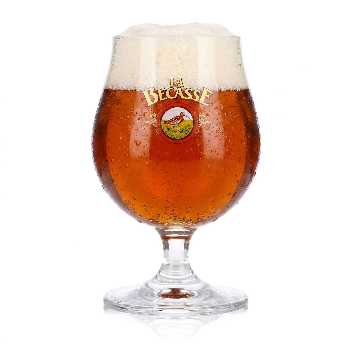 6x La Becasse Bier Glas Schwenkergläser 0,25l Tulpe braunes Logo Ritzenhoff – Ansicht 2