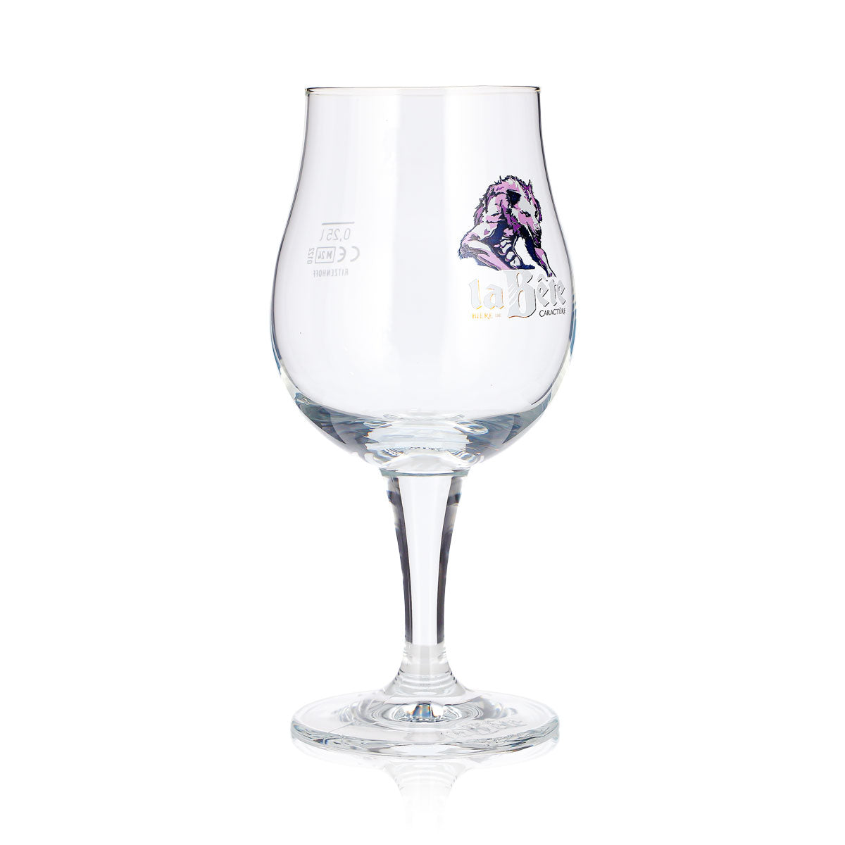 6x La Bete Bier Glas 0,25l Pokal Werwolf-Motiv Ritzenhoff – Ansicht 4