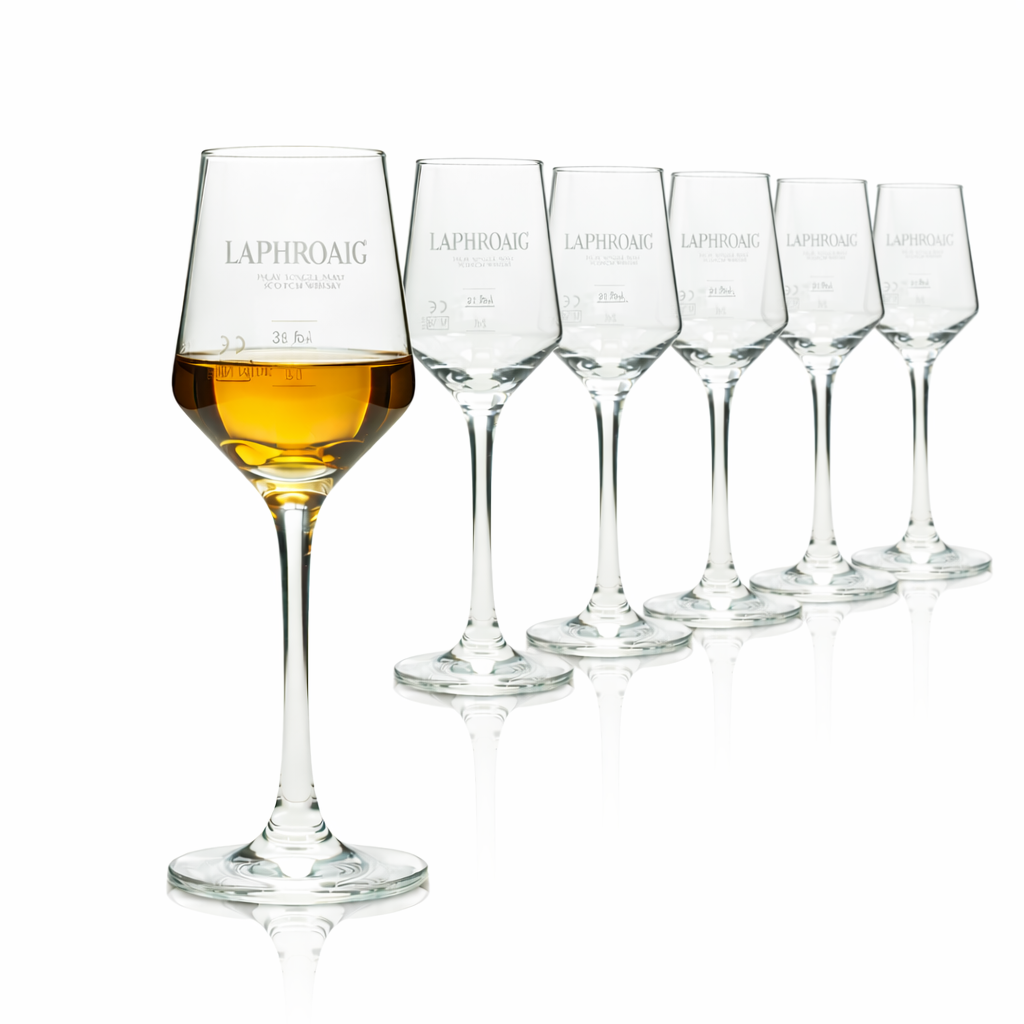 6x Laphroaig Whisky Nosingglas Tastingglas 115ml Islay Single Malt Scotch Gläser
