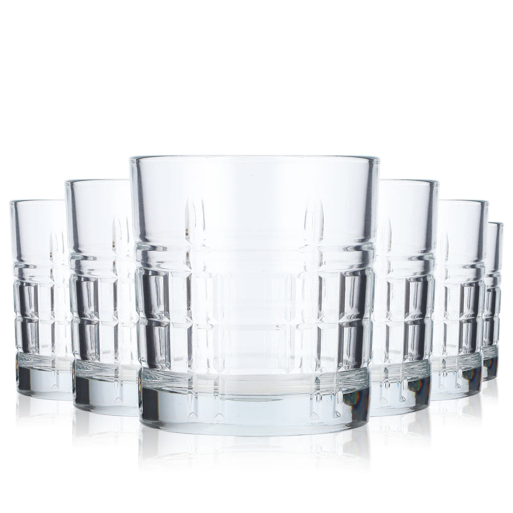 6x LAV Wasser Glas Tumbler Wassergläser 0,3l im Relief
