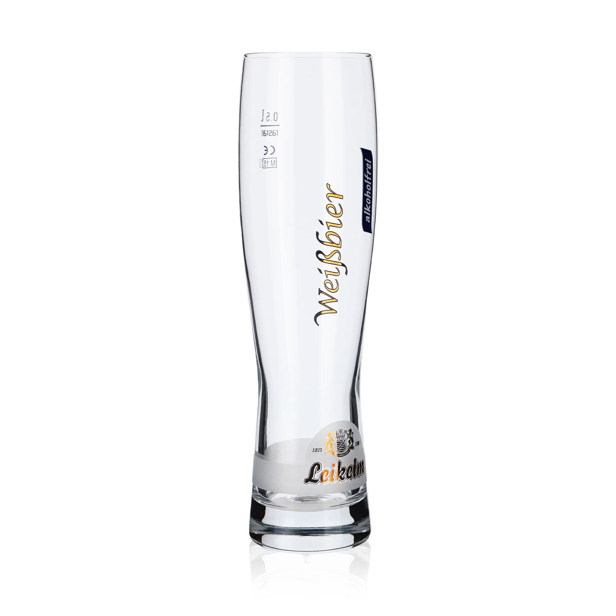 6x Leikeim Bier Glas 0,5l Weißbierglas Alkoholfrei Rastal Monaco Slim – Ansicht 3