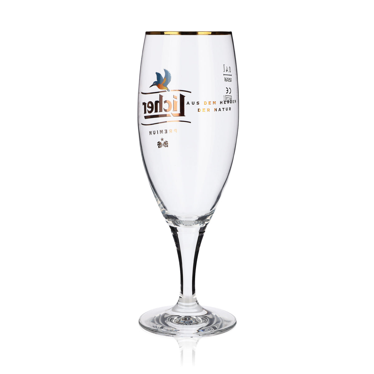 6x Licher Bierglas Pokalglas 0,4l Kolibri "Aus dem Herzen der Natur" Noblesse – Ansicht 5