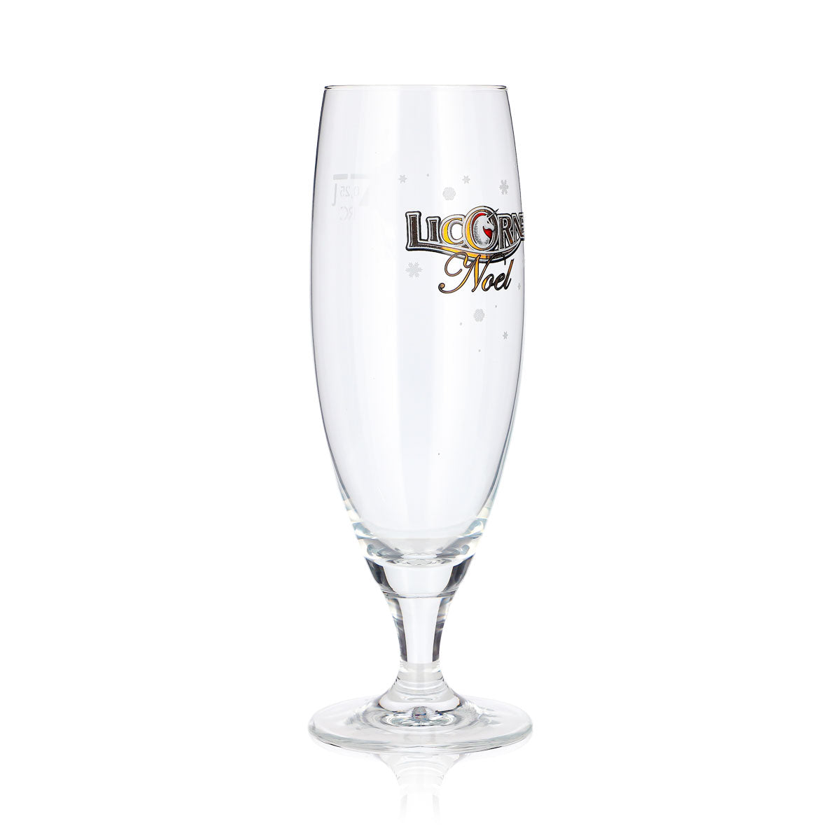 6x Licorne Noel Bier Glas 0,25l Pokalgläser Noel Logo Schneeflocke (6er Set) – Ansicht 4