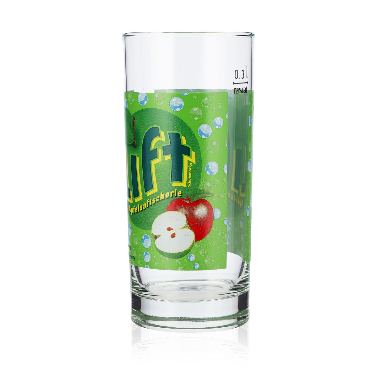 6x Lift Saft Glas 0,3l Becher Gläser Limogläser Grün Apfelsaftschorle Rastal – Ansicht 4