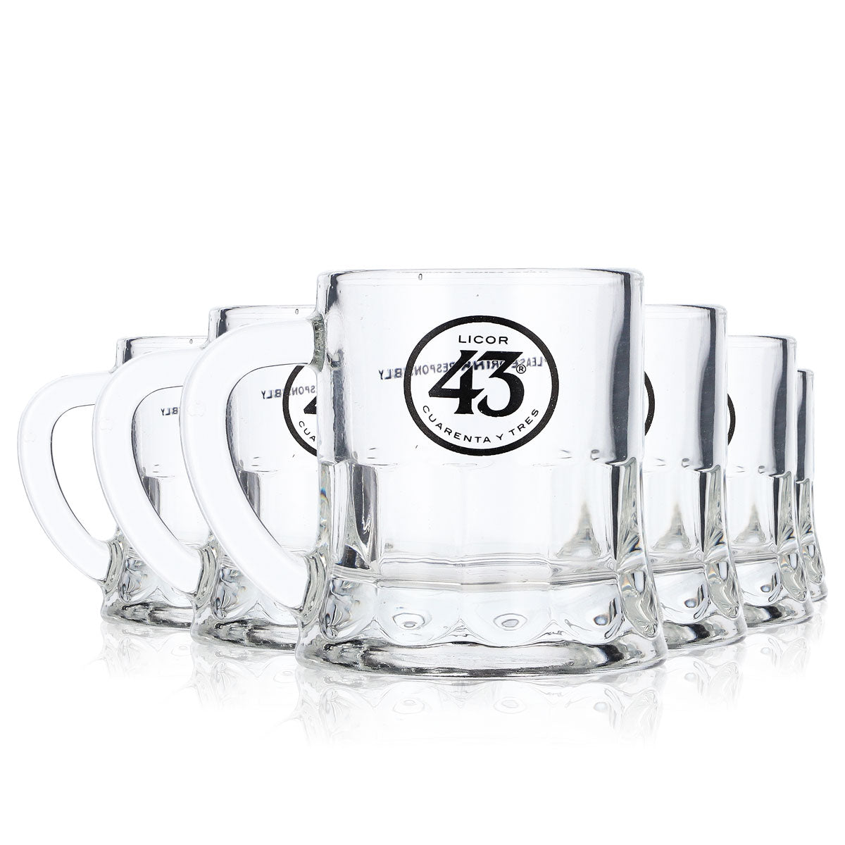 6x Likör 43 Likör Glas 5cl Stamper Kurzer Shotglas Krug Mini Bierglas – Ansicht 7