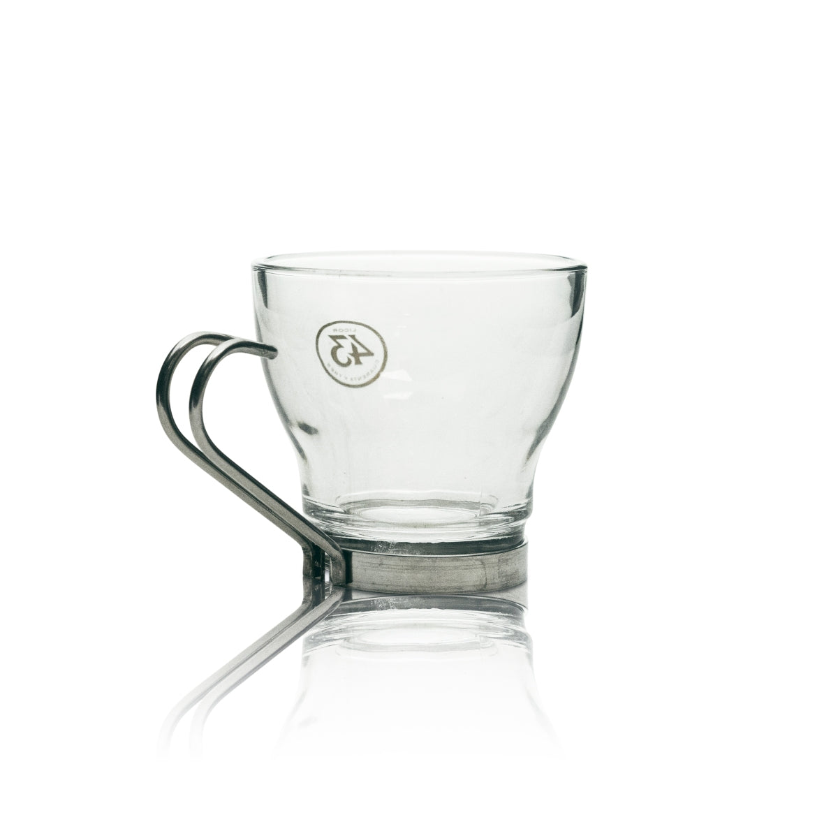 6x Likör 43 Likör Glas Tasse mit Metallhenkel 0,1l Oslo – Ansicht 4