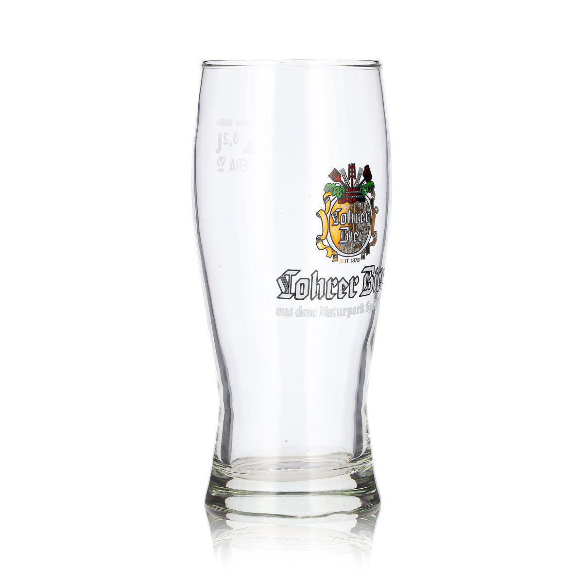 6x Lohrer-Bier Bier Glas 0,2l Becher aus dem Naturpark Spessart Vera (6er Set) – Ansicht 4