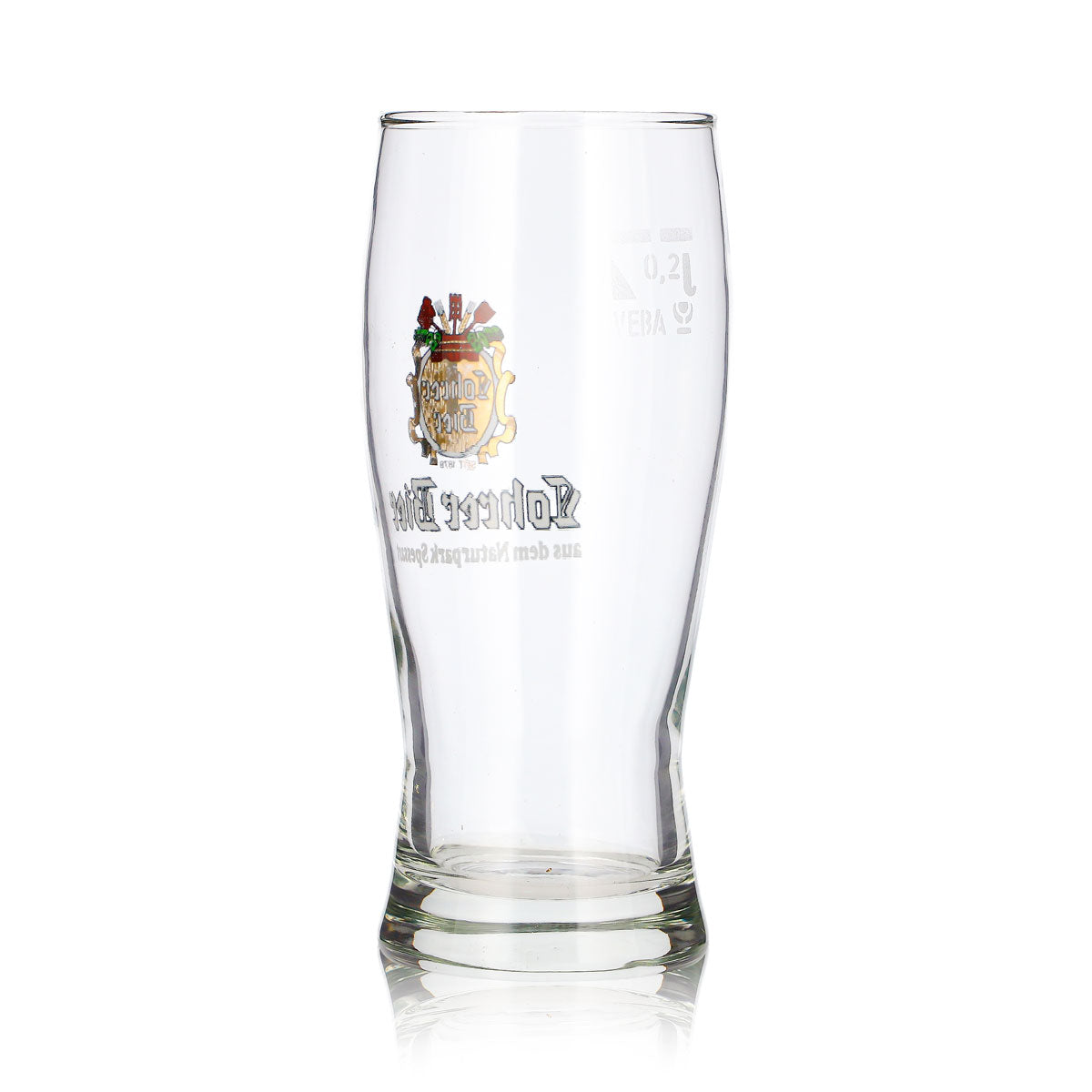 6x Lohrer-Bier Bier Glas 0,2l Becher aus dem Naturpark Spessart Vera (6er Set) – Ansicht 5