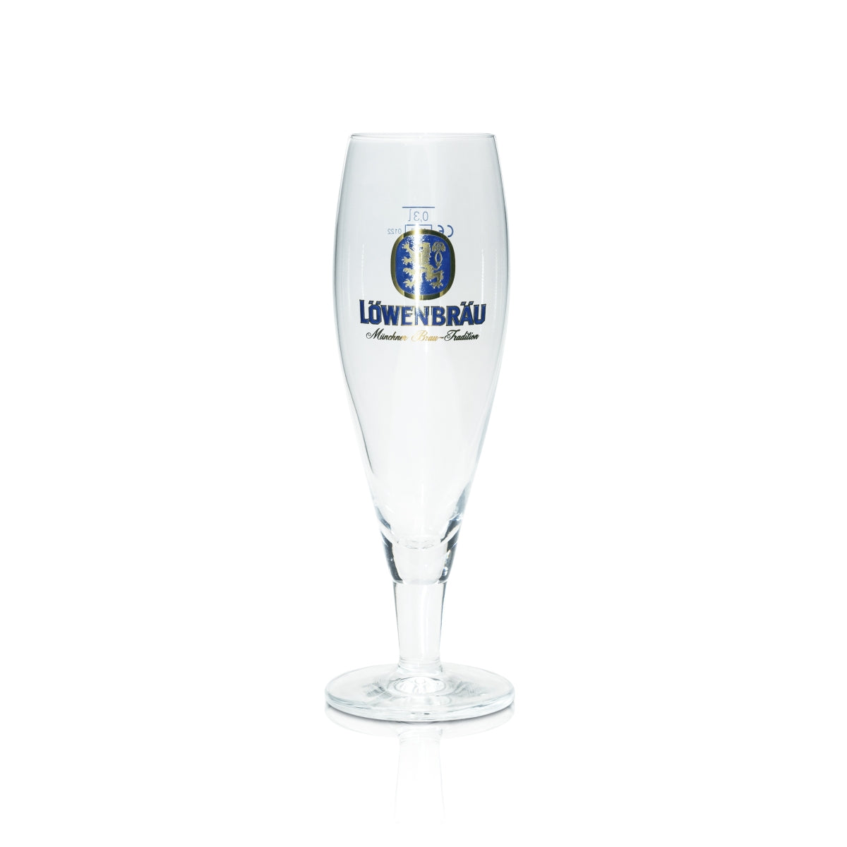 6x Löwenbräu Bier Glas 0,3l Pokal Ritzenhoff Tulpe Gläser Müncher Brauerei Beer – Ansicht 2