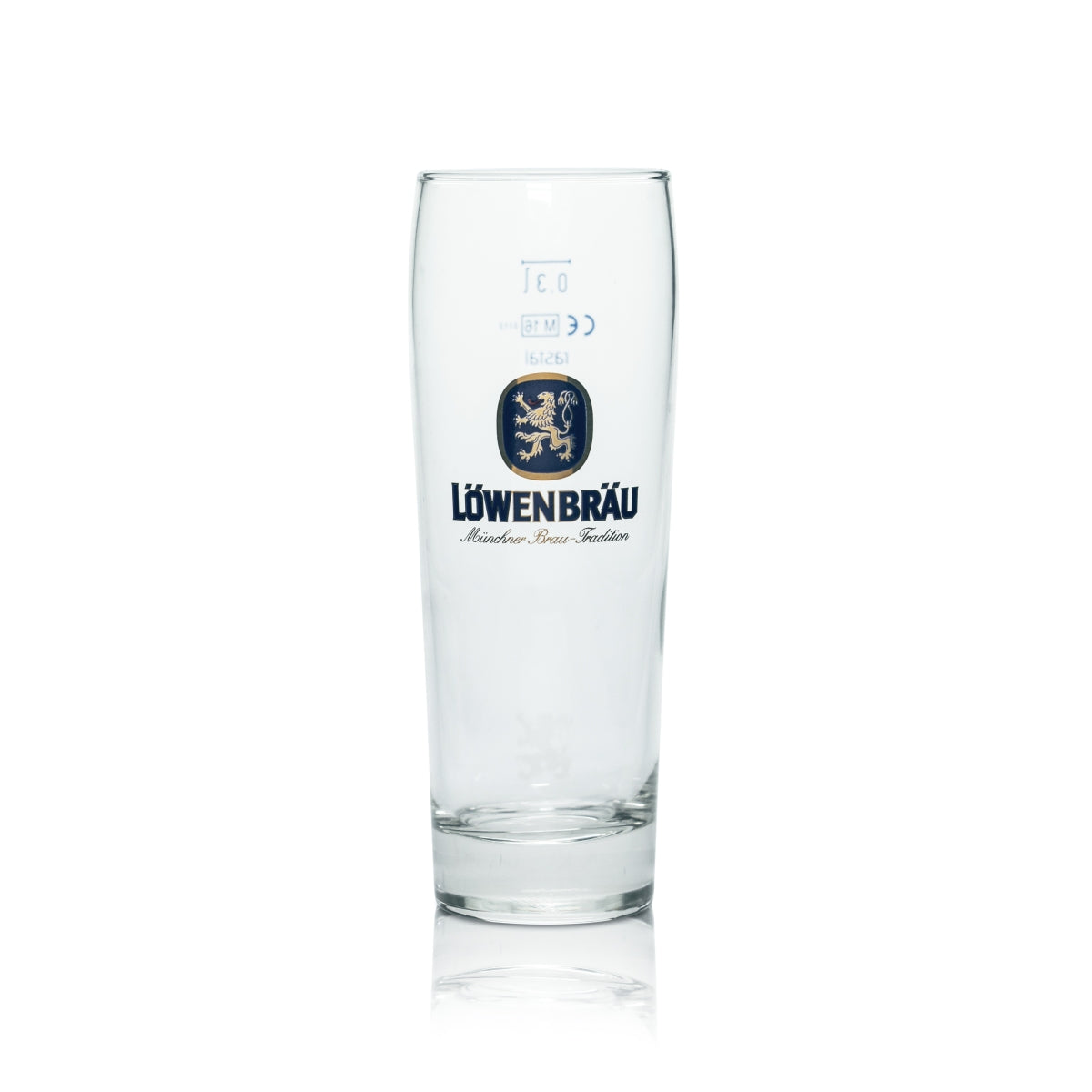 6x Löwenbräu Glas 0,3l Bier Willi Becher Gläser Brauerei Gastro Geeicht Bayern – Ansicht 2