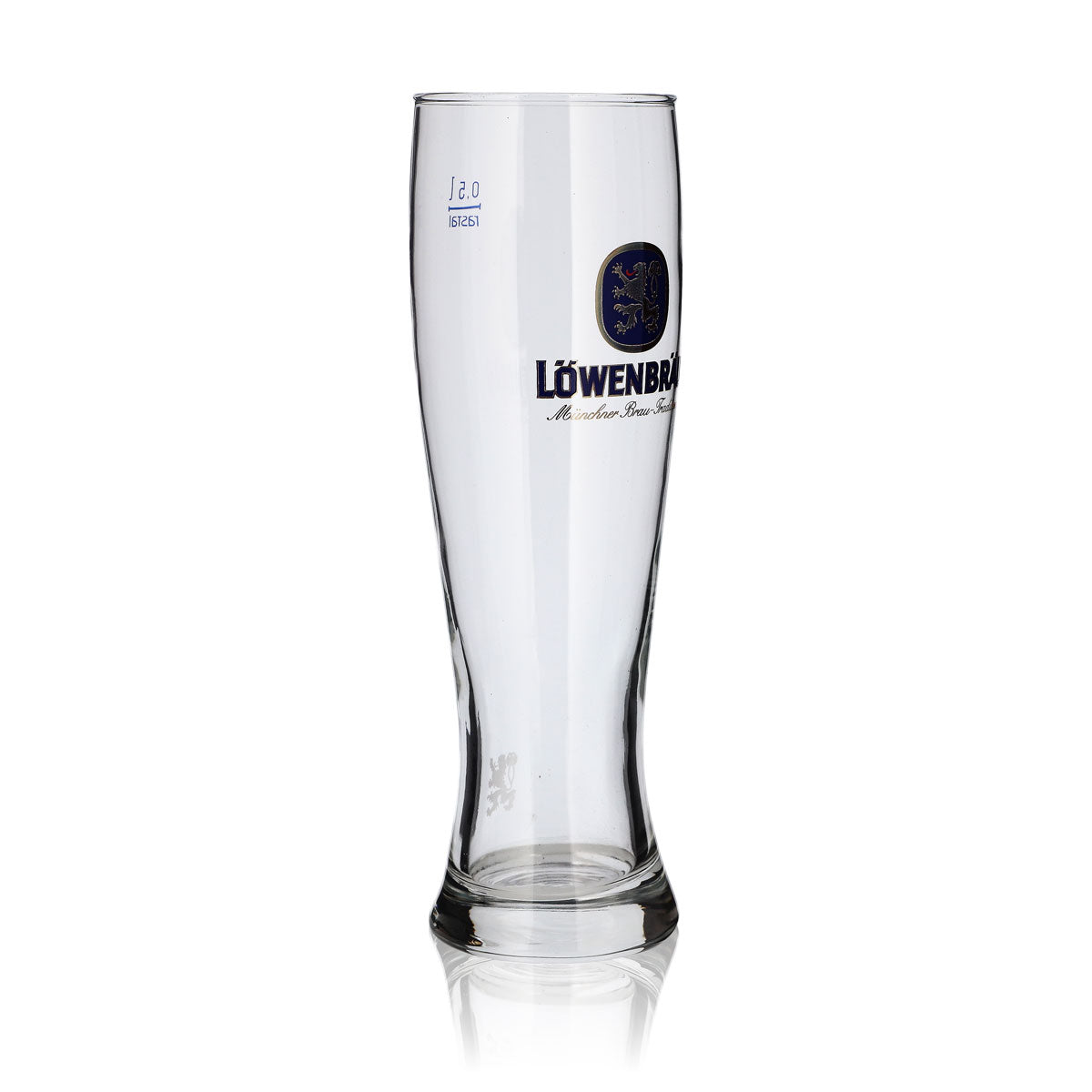 6x Löwenbräu Glas 0,5l Weißbierglas Hefe Weizen Gläser Set Brauerei Bayern – Ansicht 3