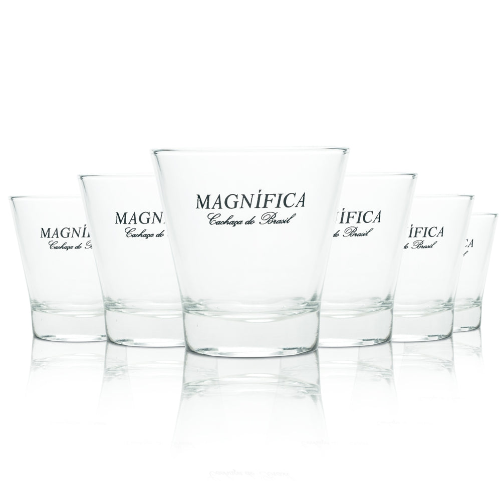 6x Magnifica Rum Glas 0,3l Tumbler Cocktail Gläser Tasting Lowball Nosing Gastro