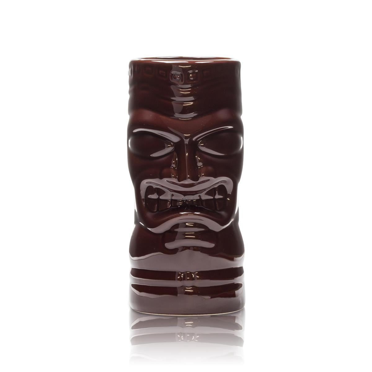 6x Mahiki Rum Glas Tonbecher braun 420ml XL – Ansicht 2