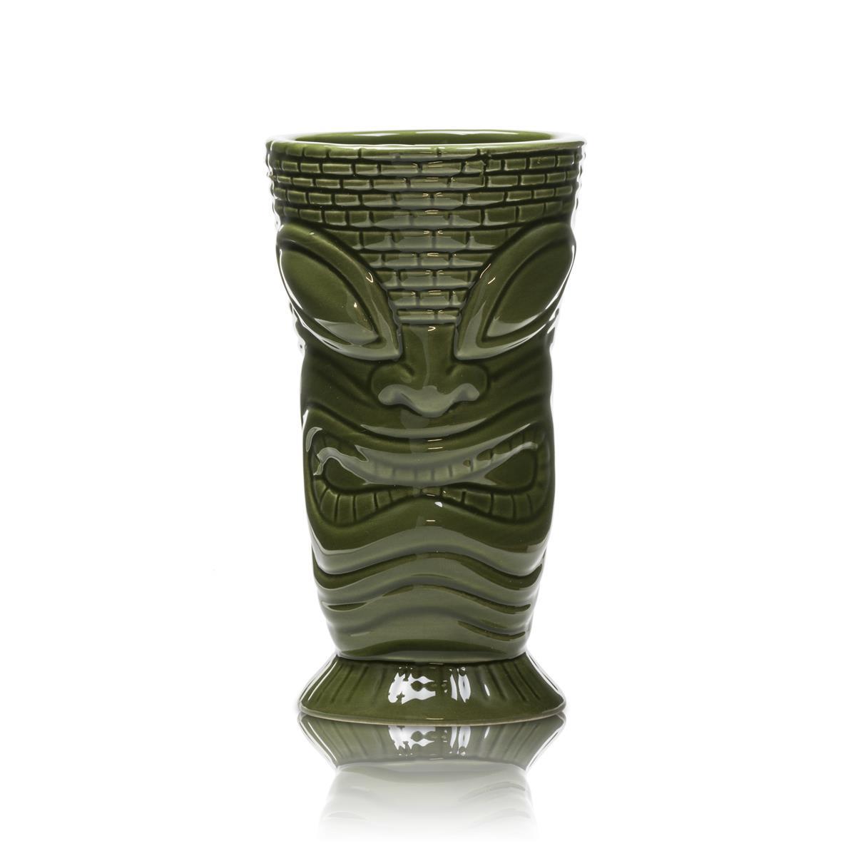 6x Mahiki Rum Glas Tonbecher bunt 2 grün + 2 braun + 1 rot + 1 gelb – Ansicht 8