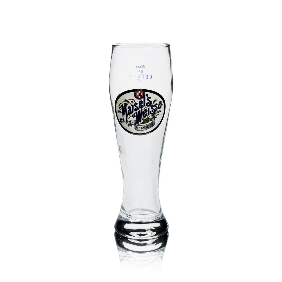 6x Maisels Weisse Weißbier Glas 0,3l Hefe Kristall Weizen Gläser Gastro Geeicht – Ansicht 3