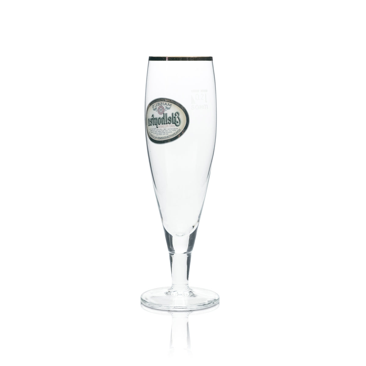 6x Maiselsbräu Glas 0,2l Bier Pokal Tulpe Kelch Goldrand Gläser Brauerei Gastro – Ansicht 3