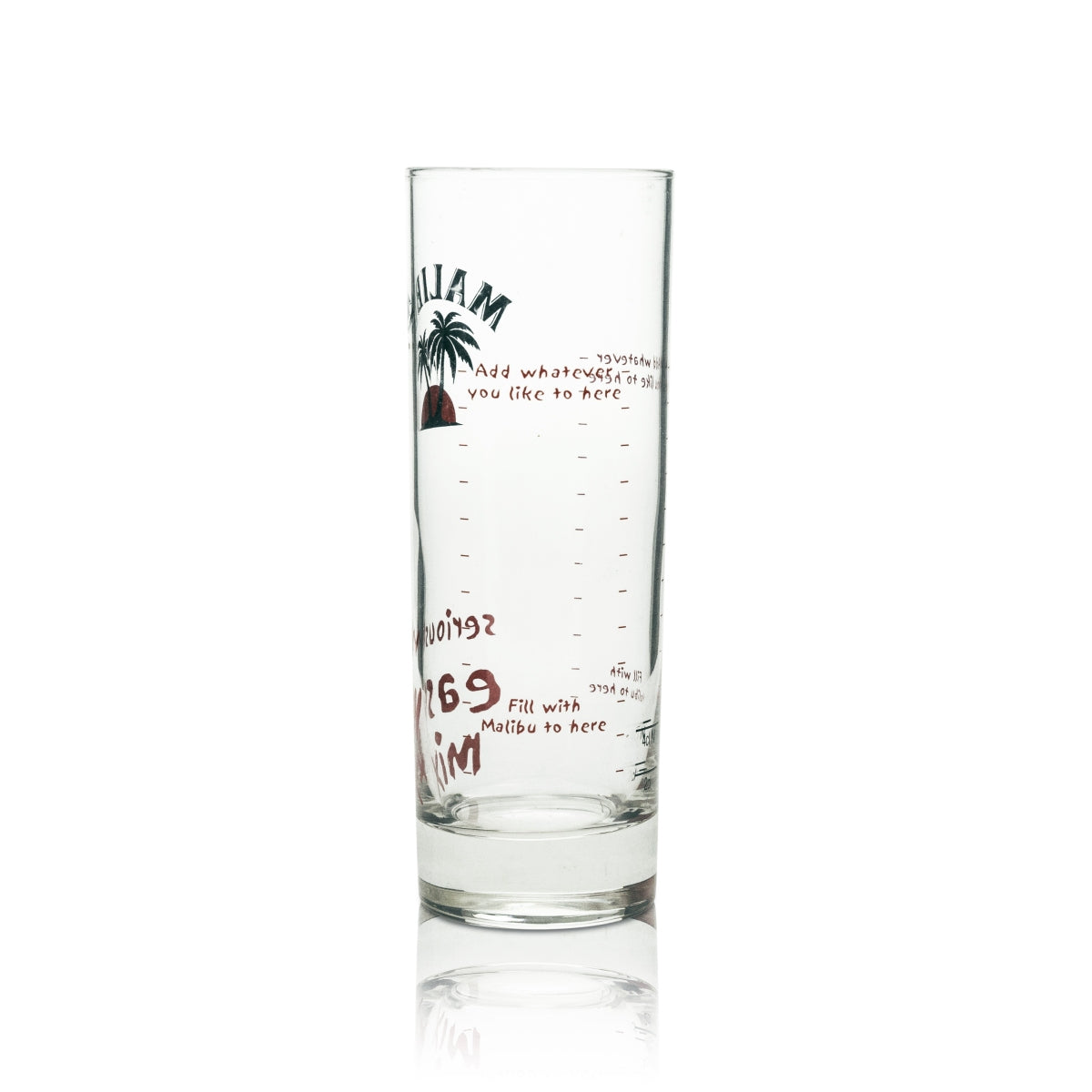 6x Malibu Likör Glas Longdrink seriously easy Mix – Ansicht 3