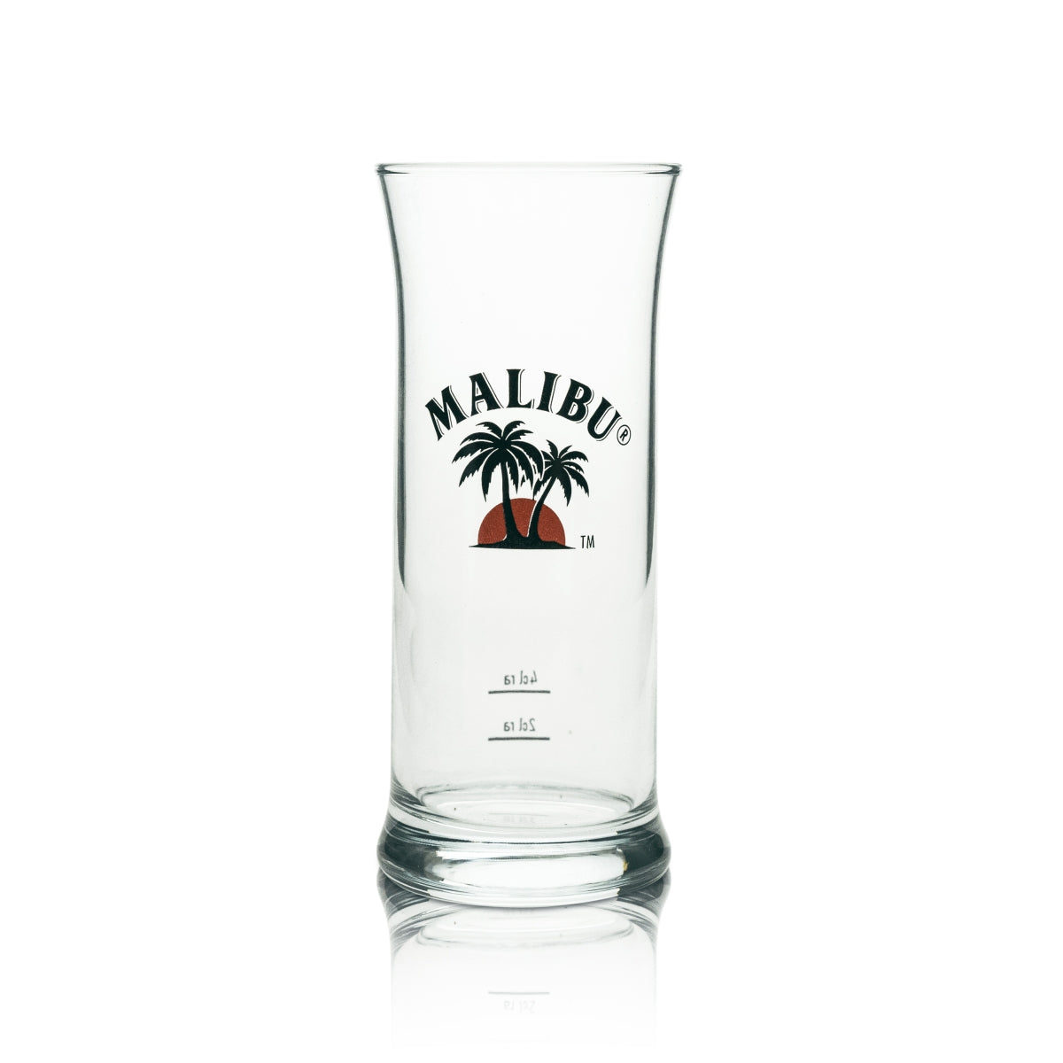 6x Malibu Likör Glas Longdrink V-Form – Ansicht 2
