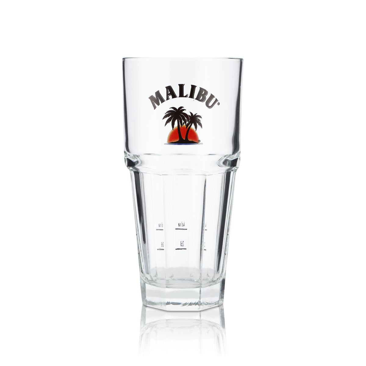 6x Malibu Rum Gläser Rumglas Glas Stapelglas Longdrinksglas 37cl – Ansicht 2