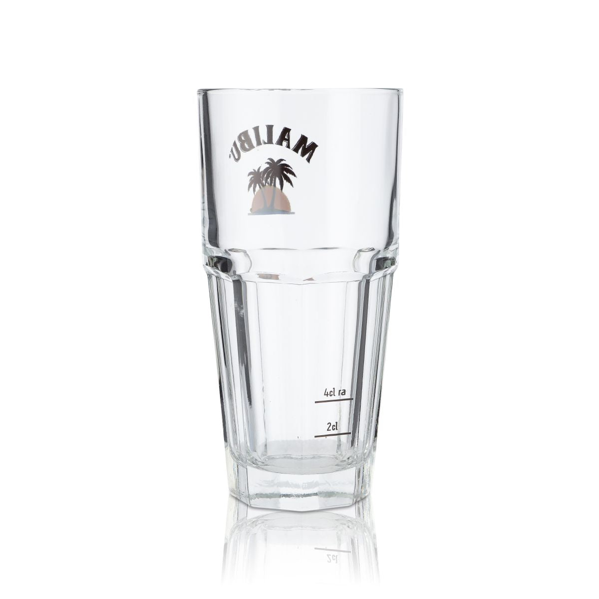 6x Malibu Rum Gläser Rumglas Glas Stapelglas Longdrinksglas 37cl – Ansicht 3