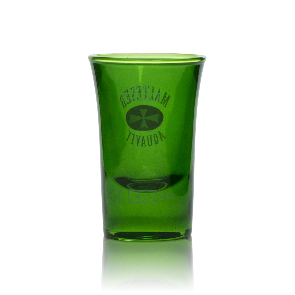 6x Malteser Glas 2cl Shot Kurze Stamper Schnaps Gläser Geeicht Gastro Aquavit – Ansicht 3