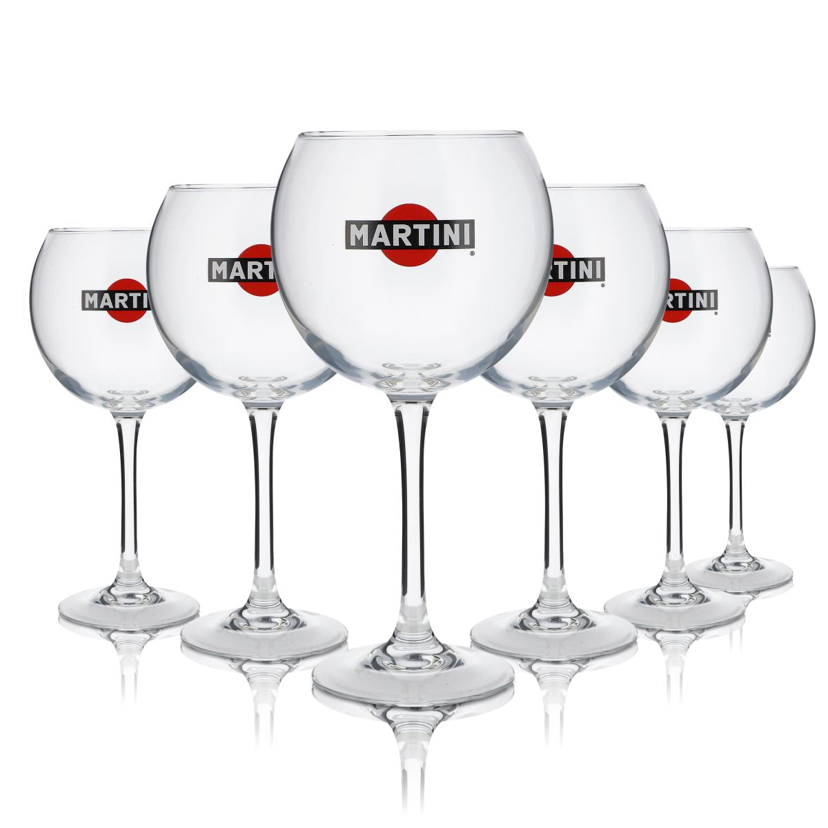 6x Martini Glas 0,47l Ballon Stiel Kelch Kugel Gläser Longdrink Cocktail Gastro – Ansicht 2