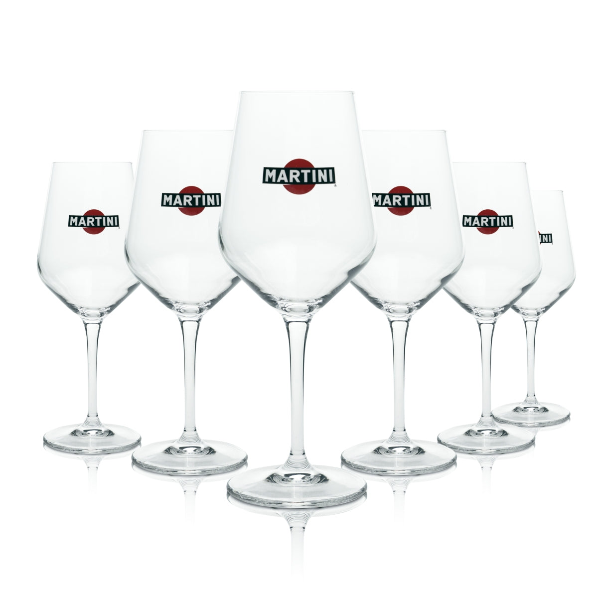 6x Martini Royale Glas 0,4l Wein Gläser On Ice Wermut Cocktail Ballon Longdrink – Ansicht 2