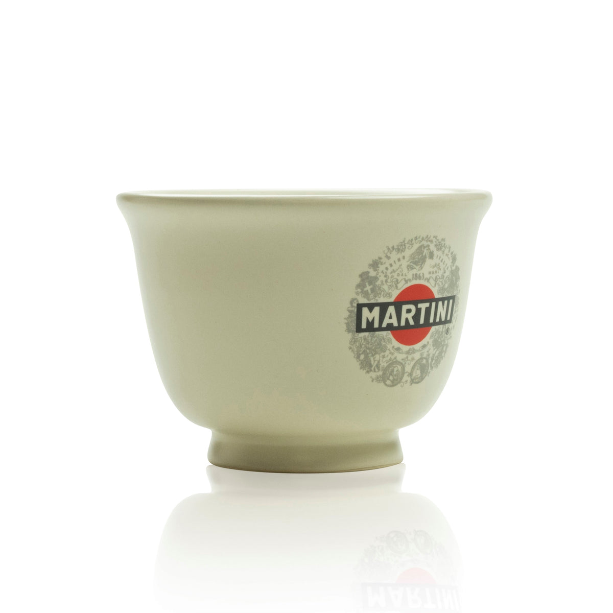 6x Martini Wermut Schale Ton Snacks beige – Ansicht 2