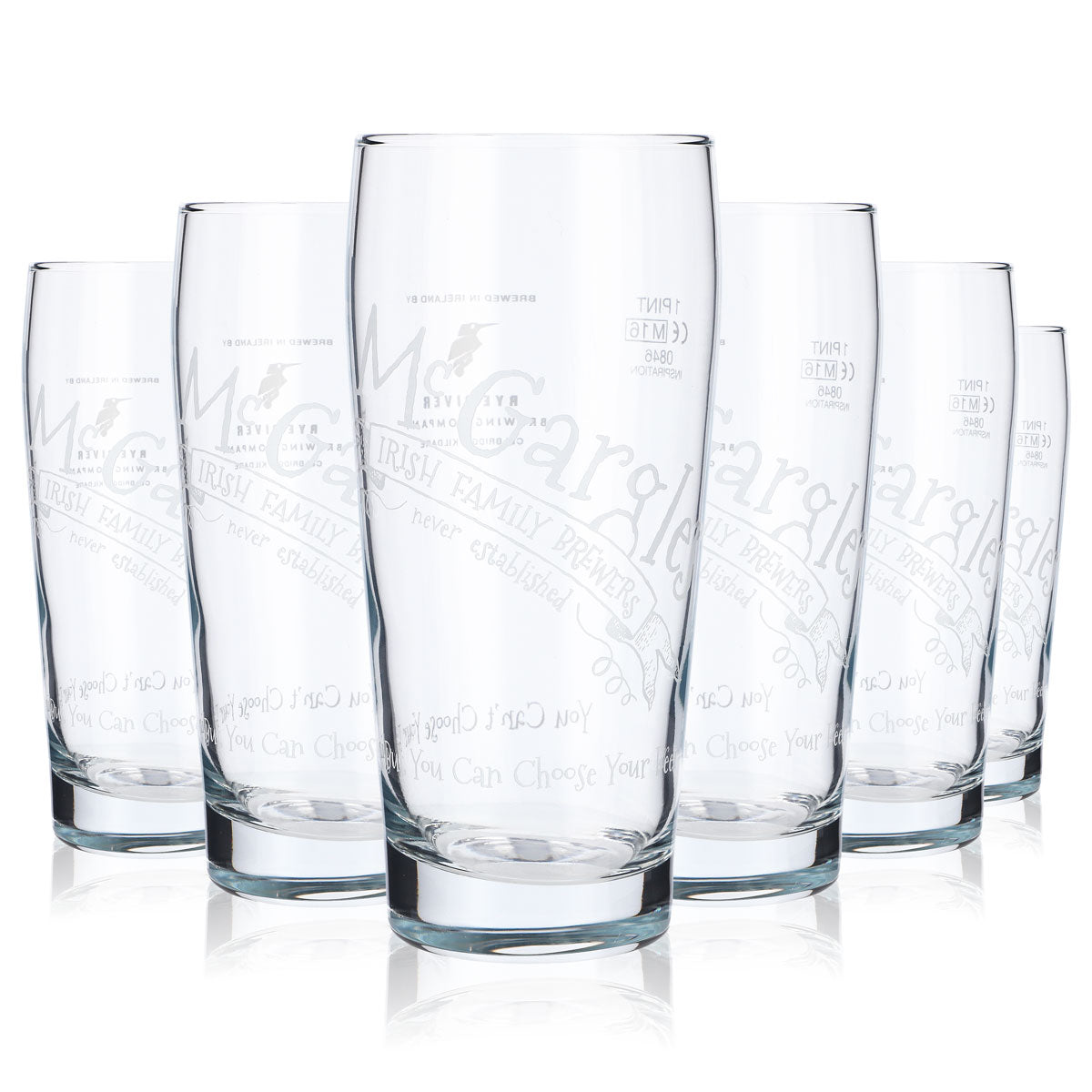 6x Mc Gargles Bier Glas Gläser Biergläser Willigläser Bierglas 0,57l – Ansicht 6