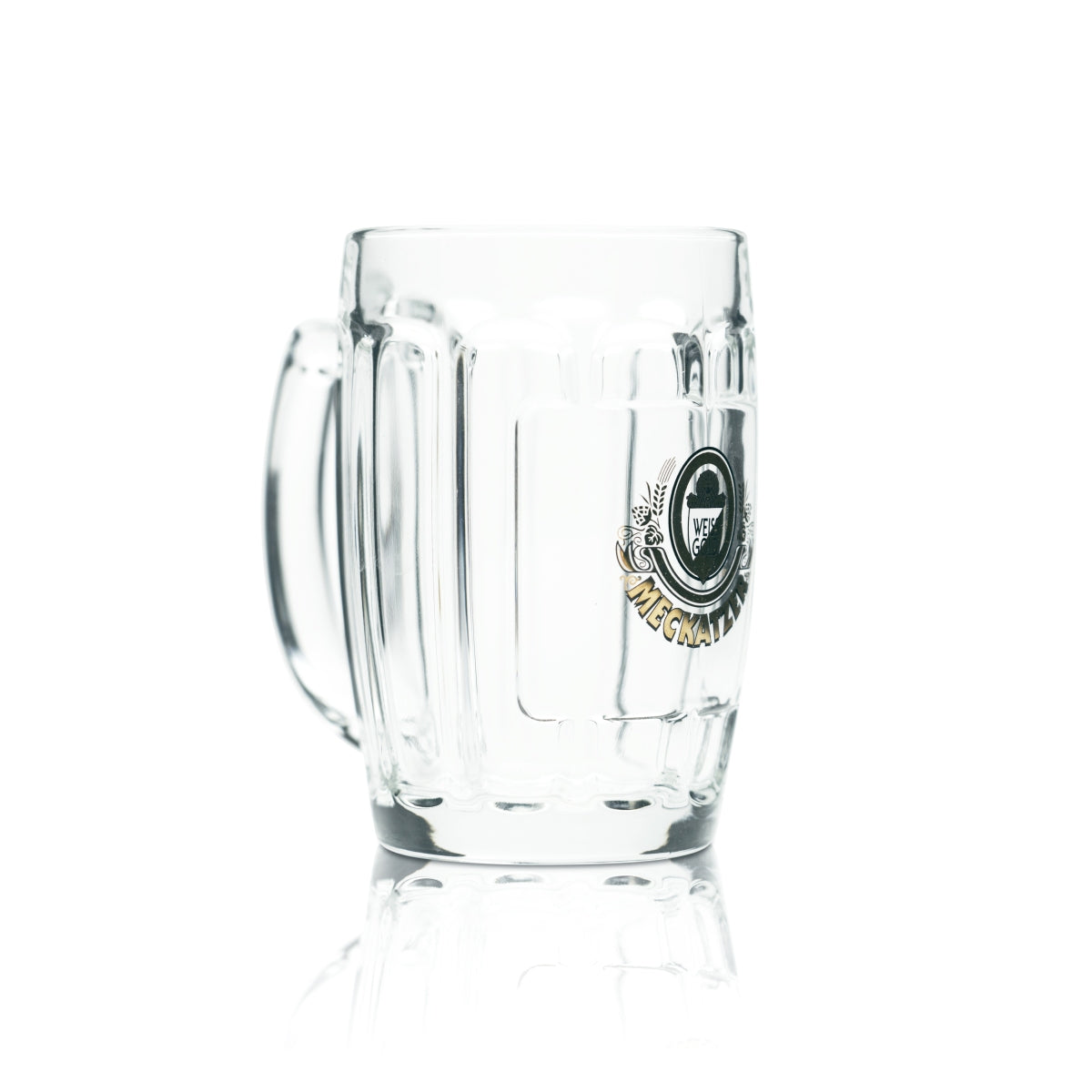 6x Meckatzer Bier Glas 0,3l Krug Humpen Seidel Gläser Allgäu Löwen Brauerei Bar – Ansicht 2