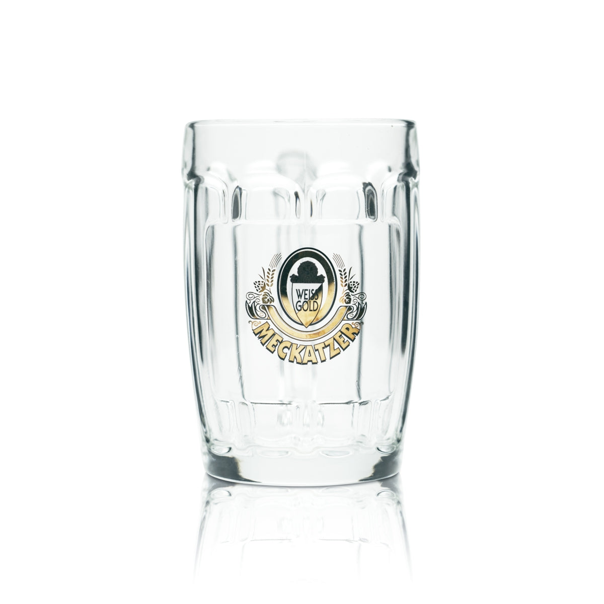 6x Meckatzer Bier Glas 0,3l Krug Humpen Seidel Gläser Allgäu Löwen Brauerei Bar – Ansicht 3