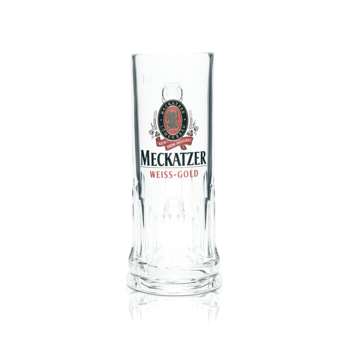 6x Meckatzer Bier Glas 0,3l Krug Humpen Seidel Gläser Löwen Brauerei Allgäu Bar – Ansicht 4