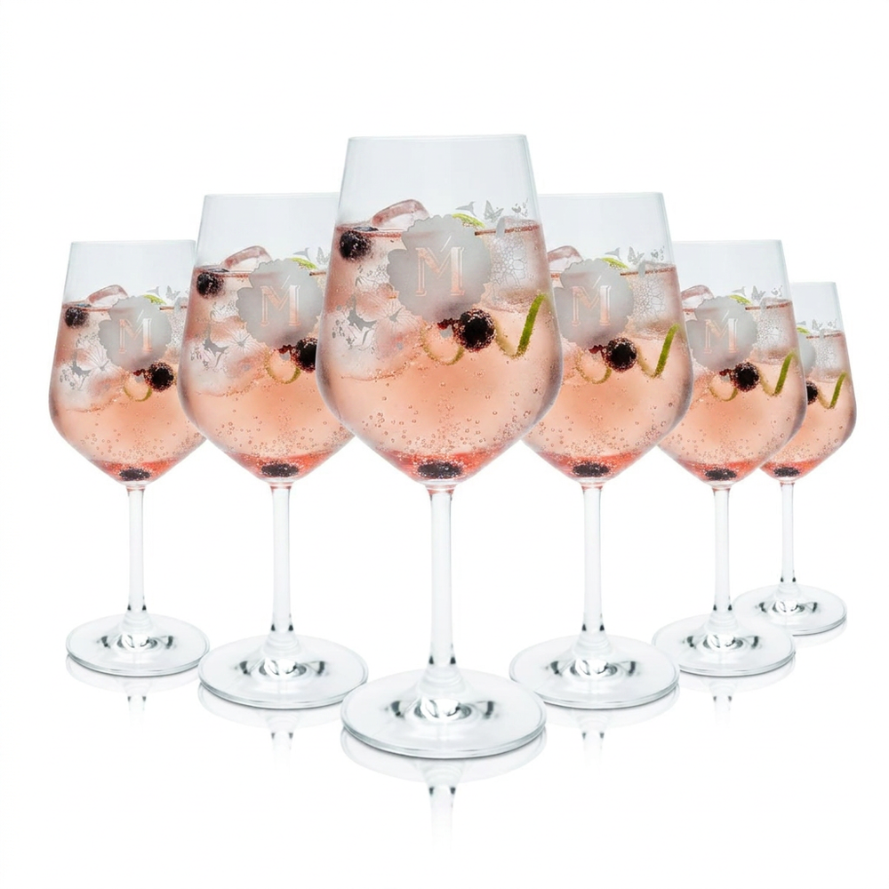6x Miamee Glas 0,52l Weinglas Aperitifglas Calice Cocktailgläser Gläser Set