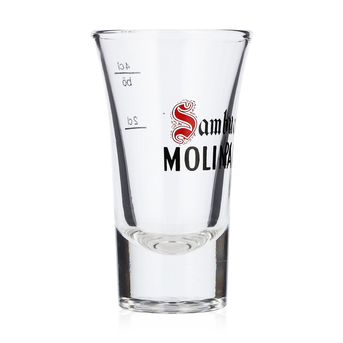 6x Molinari Likör Glas Sambuca 2cl/4cl Shotglas Schnapsglas (6er Set) – Ansicht 3