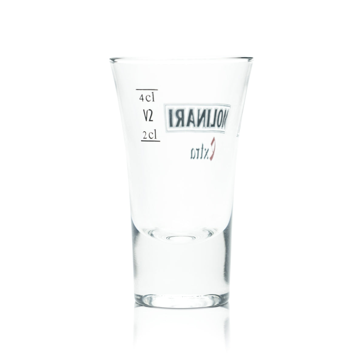 6x Molinari Sambuca Glas 4cl Extra Shot Schnaps Stamper Kurze Gläser Italien – Ansicht 3
