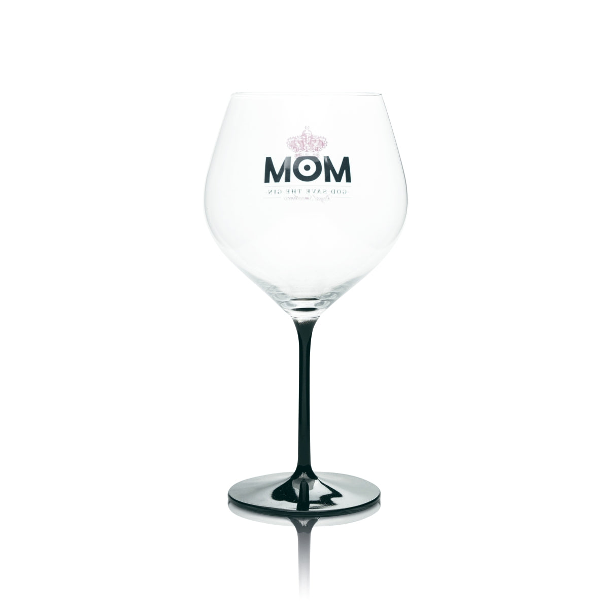 6x MOM Gin Glas 0,75l Ballon Gläser Ritzenhoff schwarzer Stiel Pink London Bar – Ansicht 3