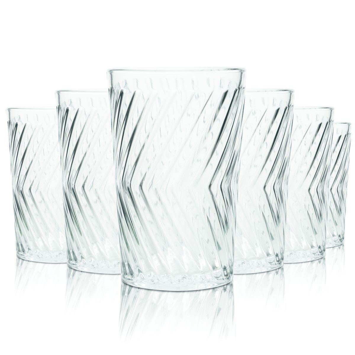 6x Monkey Shoulder Glas 0,42l Kontur Tumbler Gläser Premium Blended Malt Whisky