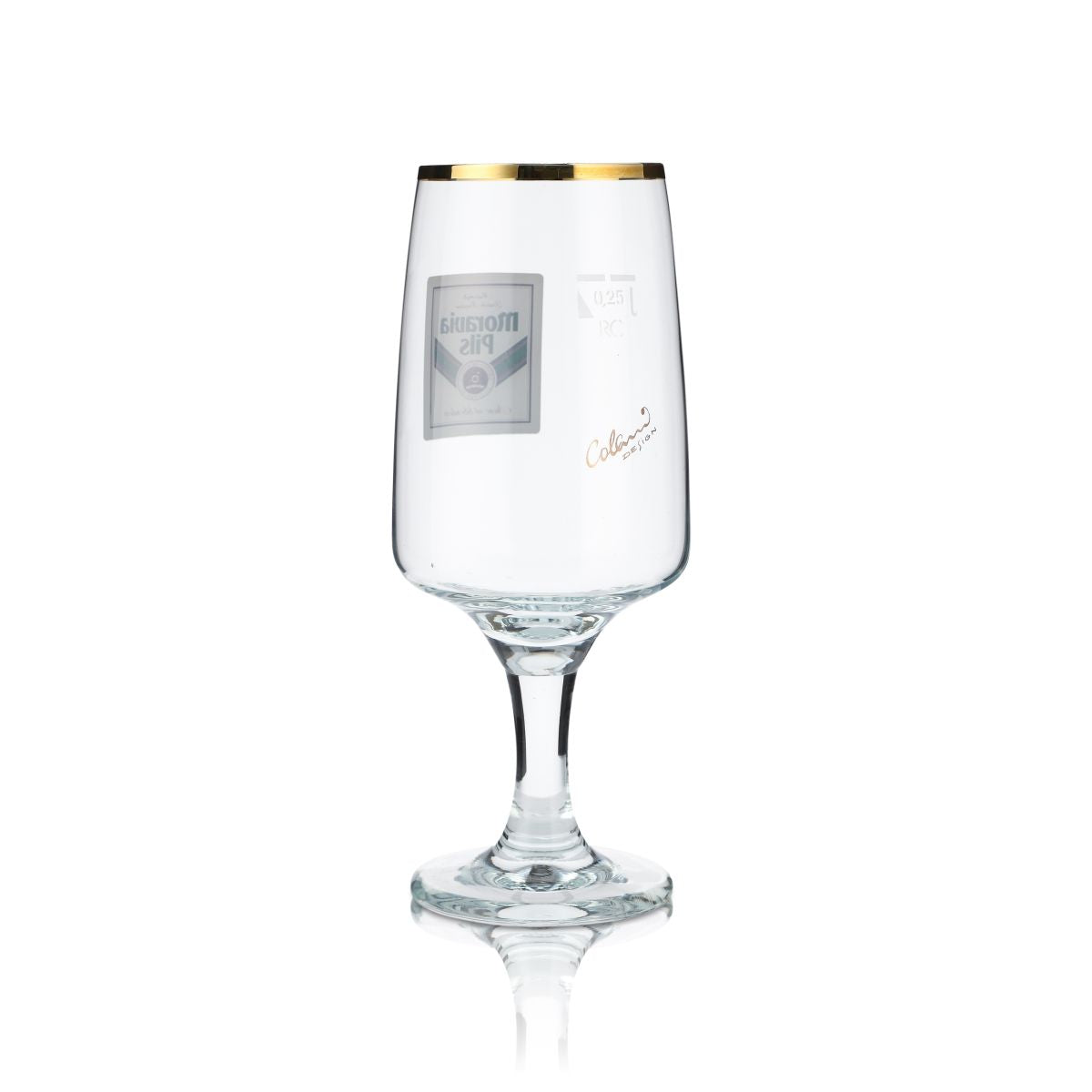6x Moravia Glas 0,25l Bierglas Colani Pokal Tulpe Gläser Set Brauerei Gastro – Ansicht 3