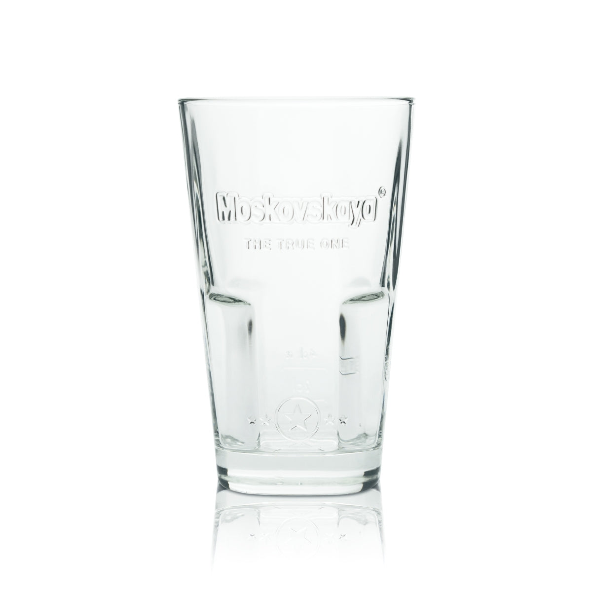 6x Moskovskaya Glas 0,34l Longdrink Kontur Gläser Stapelbar Geeicht Gastro Bar – Ansicht 2