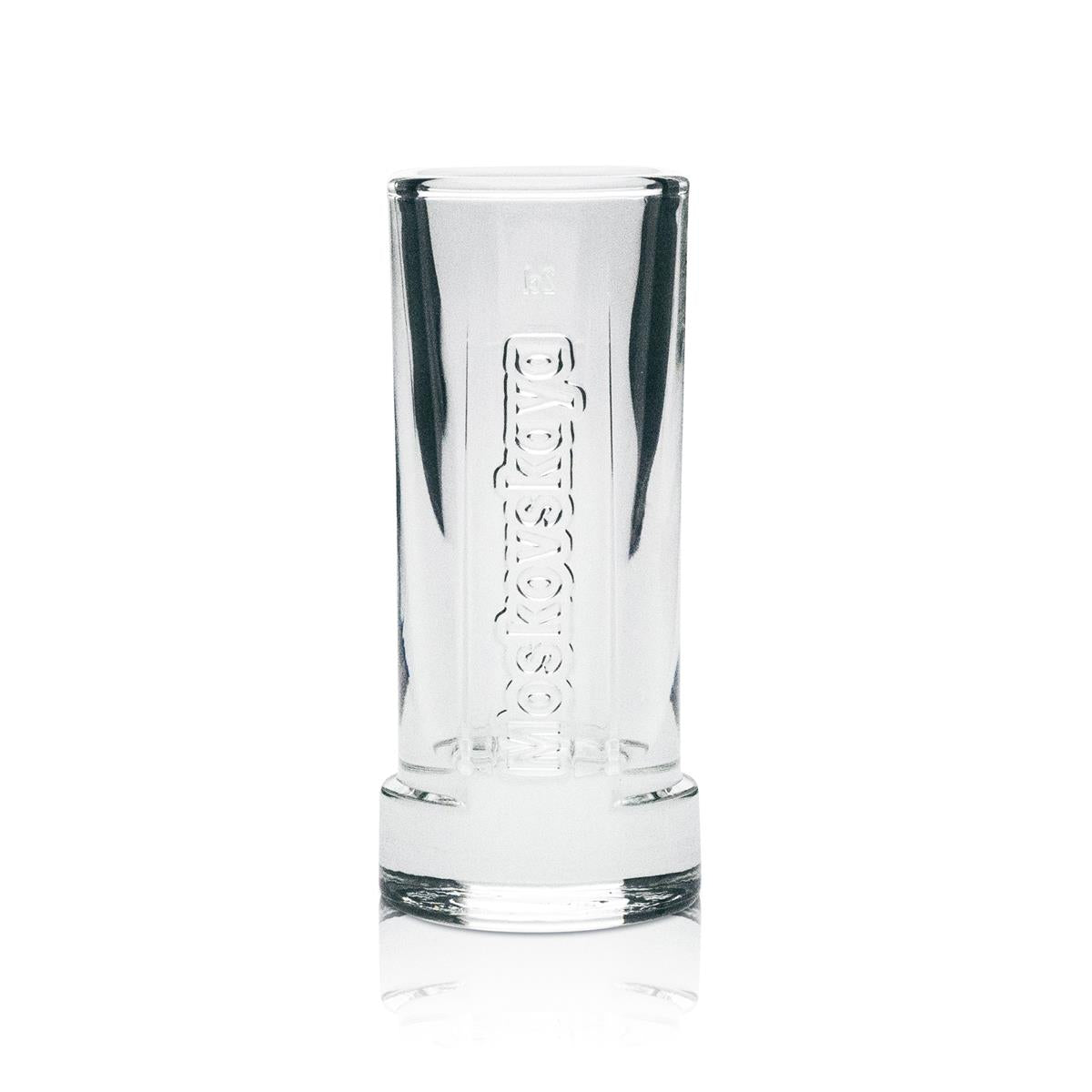 6x Moskovskaya Vodka Glas Shot 2cl Relief – Ansicht 2