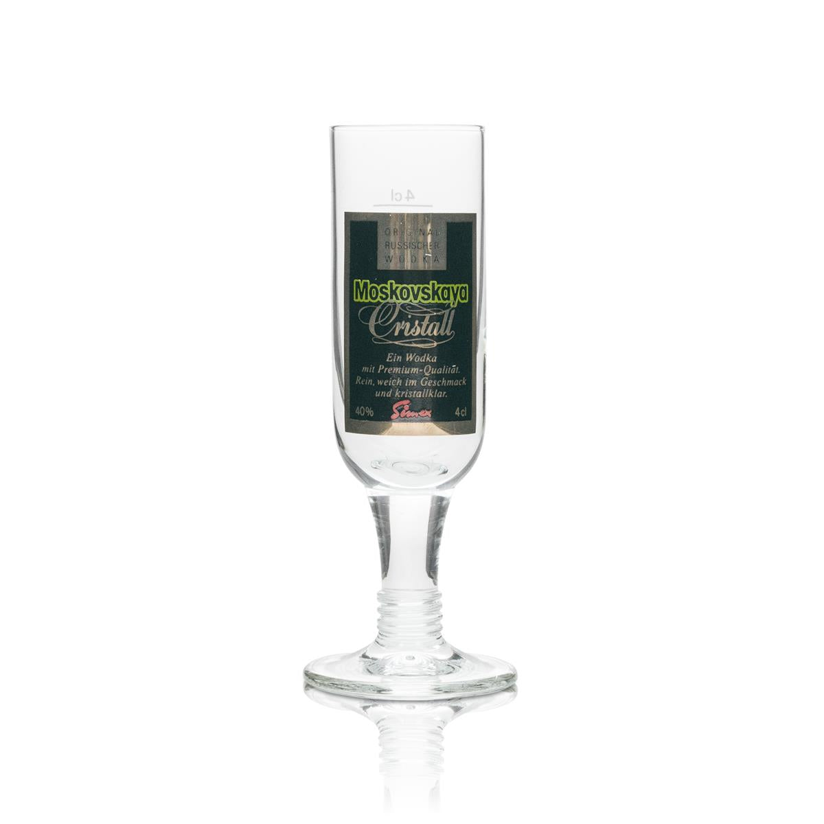 6x Moskovskaya Vodka Glas Shot 4cl Cristall – Ansicht 2