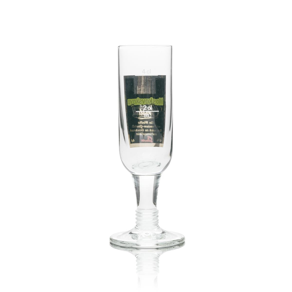 6x Moskovskaya Vodka Glas Shot 4cl Cristall – Ansicht 3