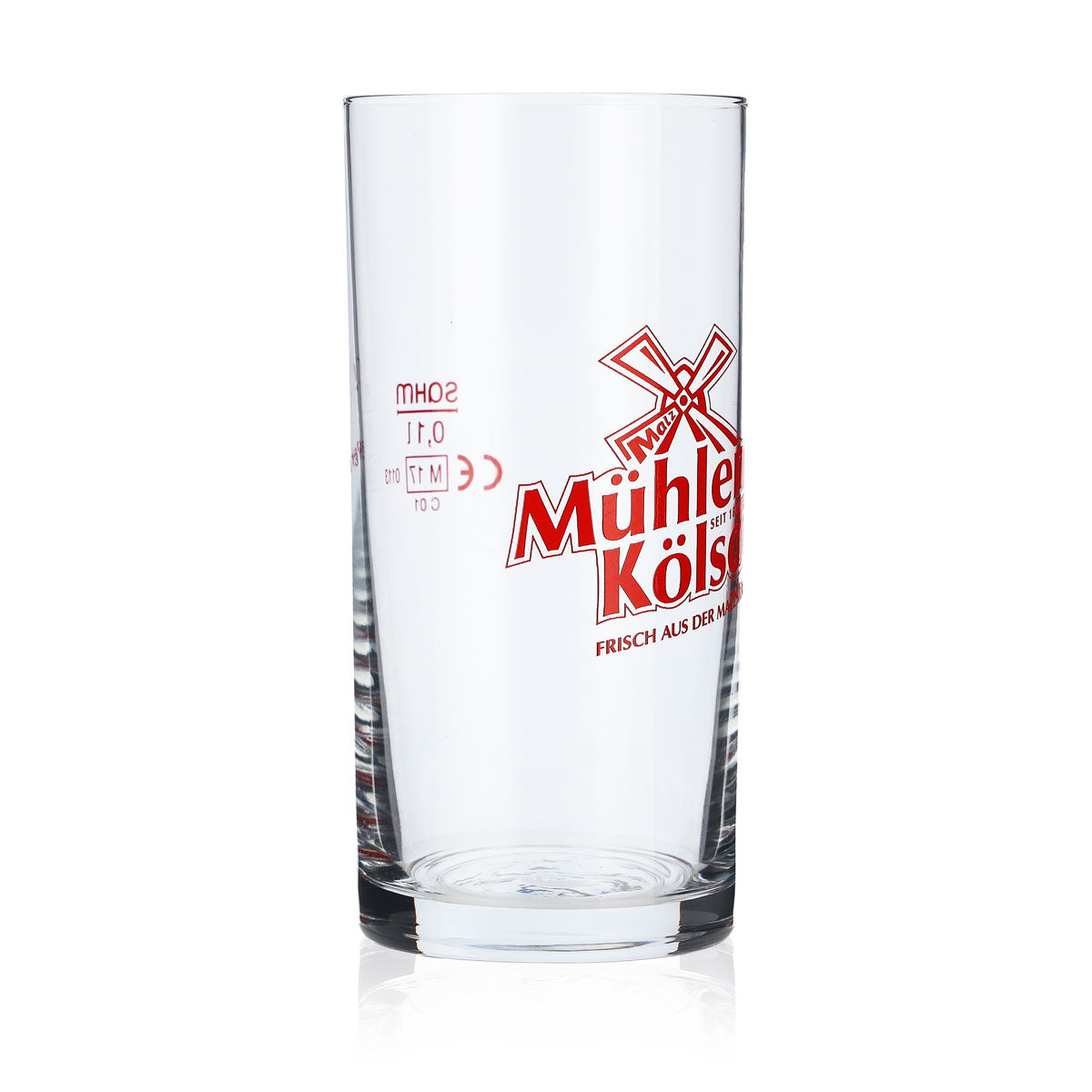 6x Mühlen Kölsch Bierglas 0,1l Biergläser Altbierglas Stange – Ansicht 3