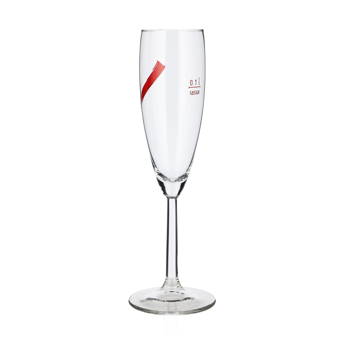 6x Mumm Sekt Glas 0,1l schräges Logo rot Magnum Rastal (6er Set) – Ansicht 4